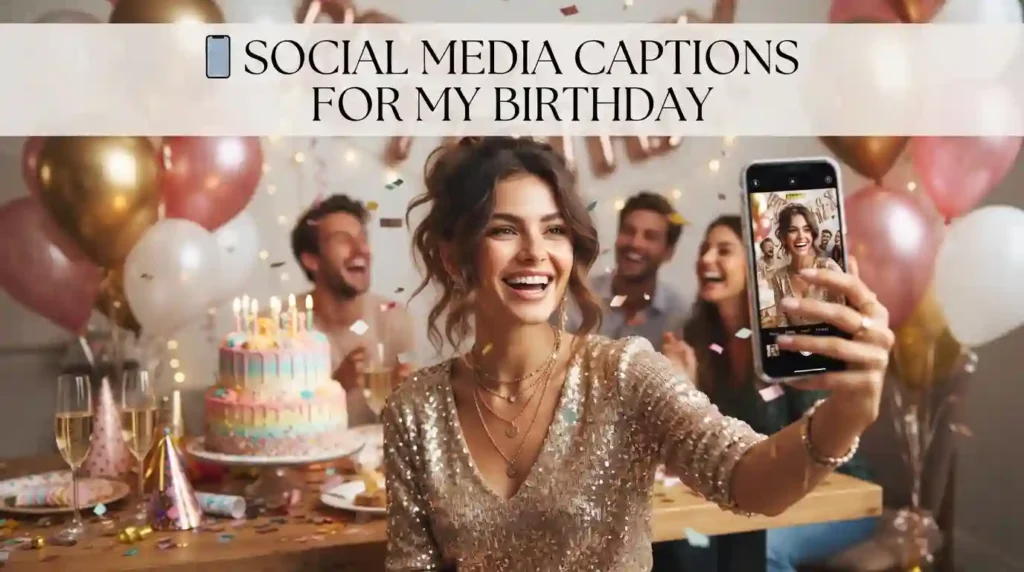 Social Media Captions for My Birthday