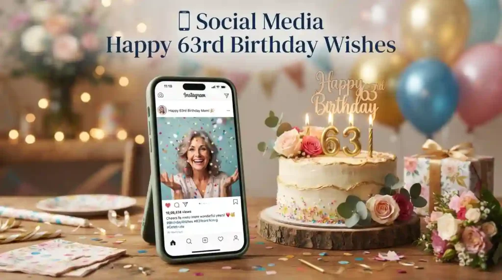 Social Media Happy 63rd Birthday Wishes