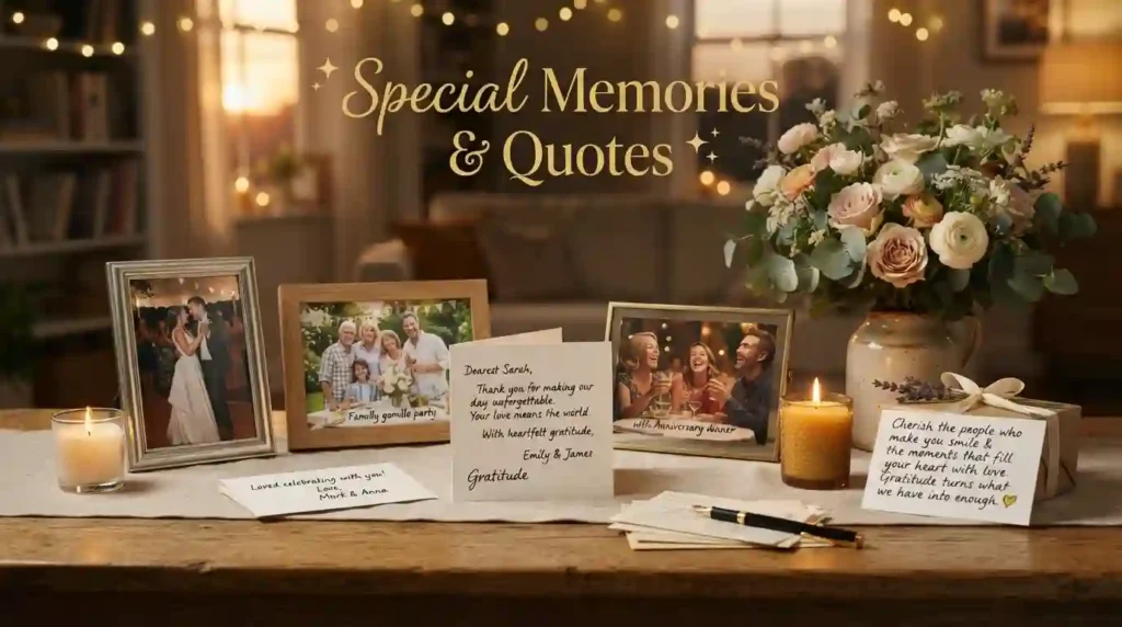 Special Memories & Quotes
