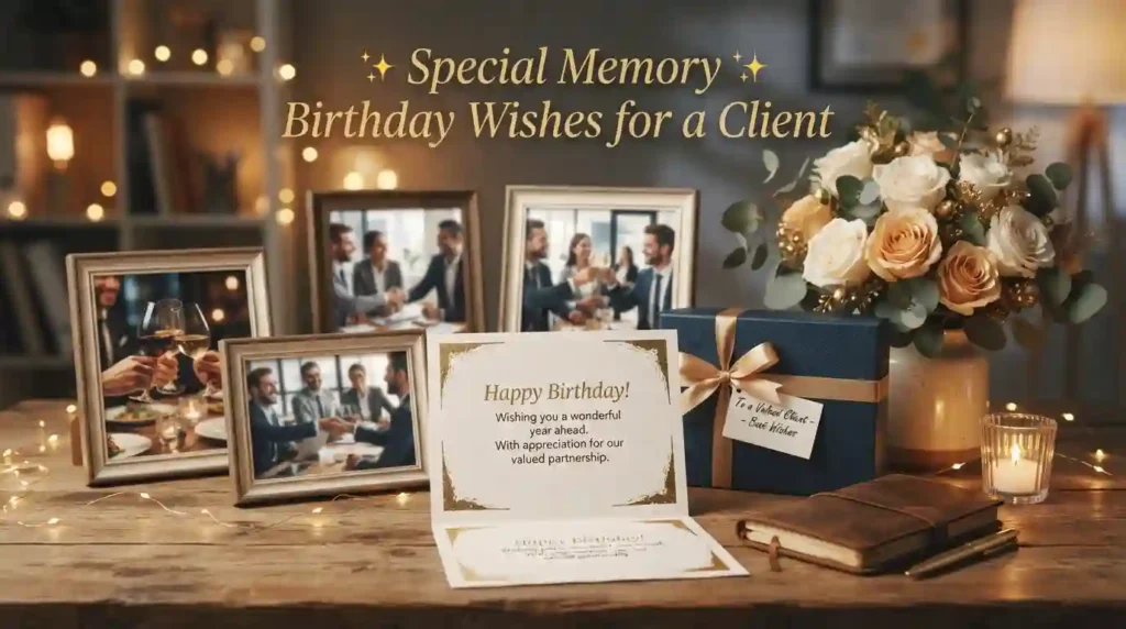Special Memory Birthday Wishes for a Client