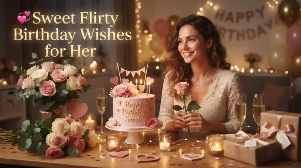 Sweet Flirty Birthday Wishes for Her