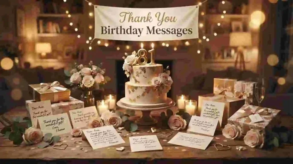Thank You Birthday Messages