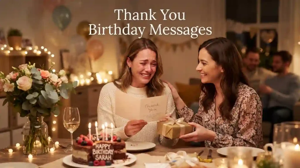 Thank You Birthday Messages