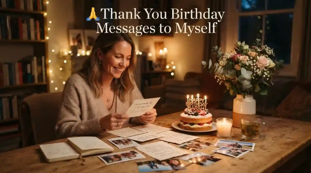 Thank You Birthday Messages to Myself