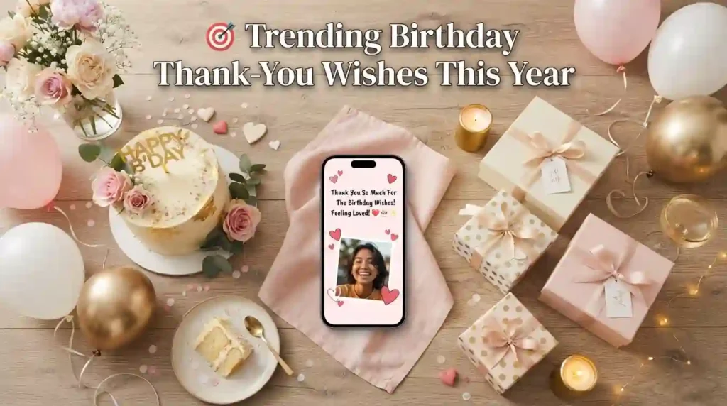 Trending Birthday Thank-You Wishes This Year