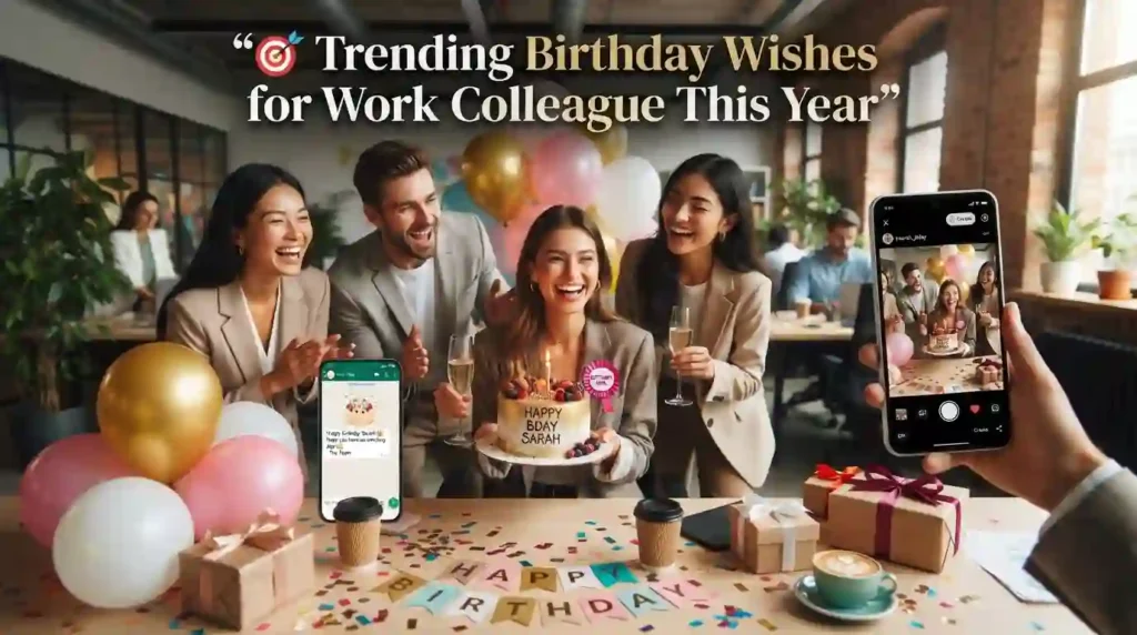 Trending Birthday Wishes for Work Colleague This Year