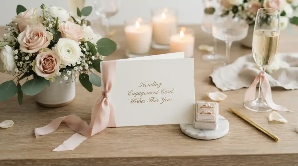 Trending Engagement Card Wishes This Year