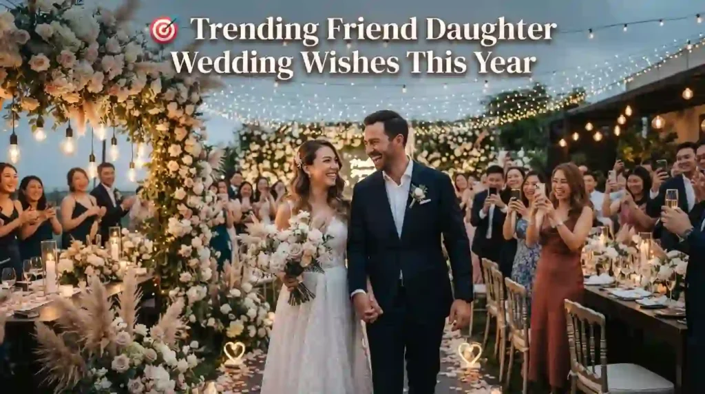 Trending Friend Daughter Wedding Wishes This Year