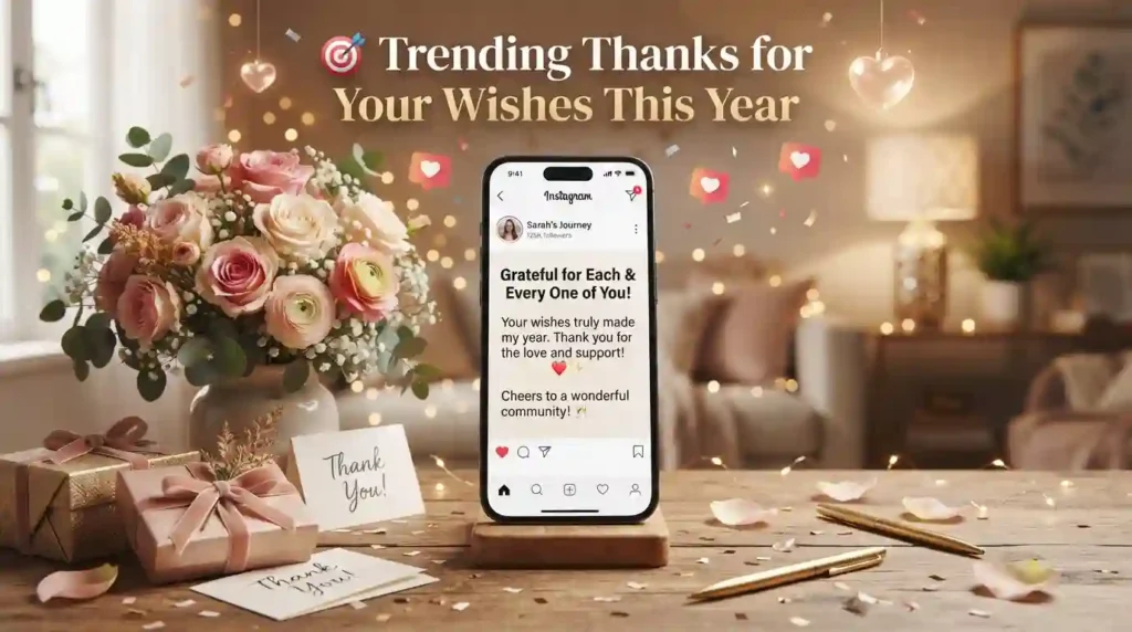 Trending Thanks for Your Wishes This Year
