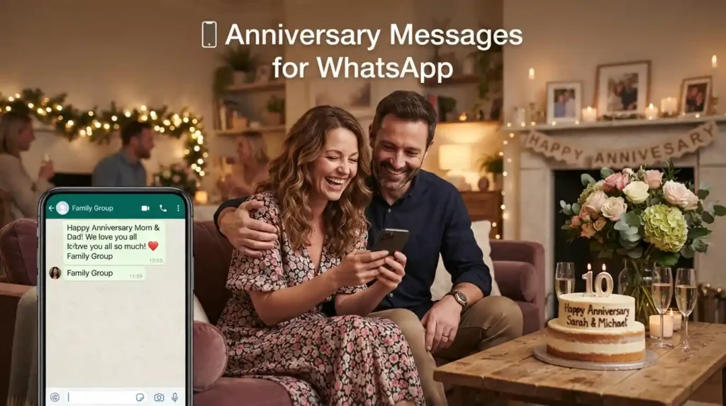 Anniversary Messages for WhatsApp