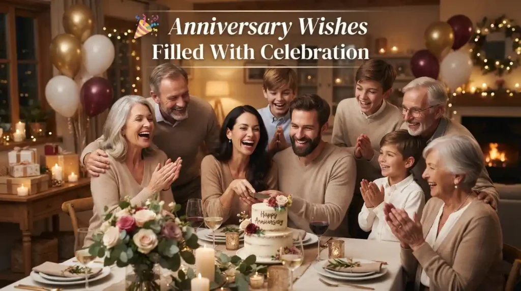 Anniversary Wishes Filled With Celebration