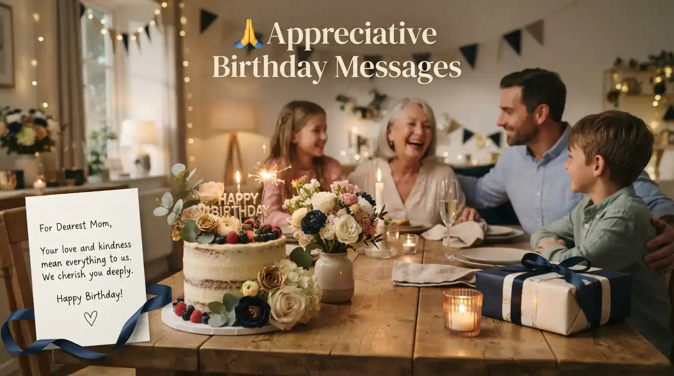 Appreciative Birthday Messages