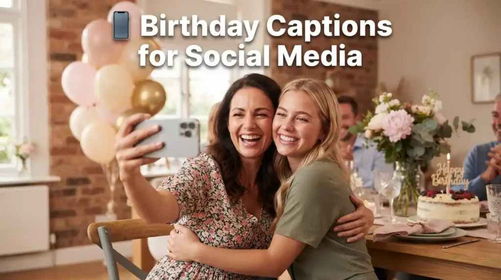 Birthday Captions From Mom for Daughter