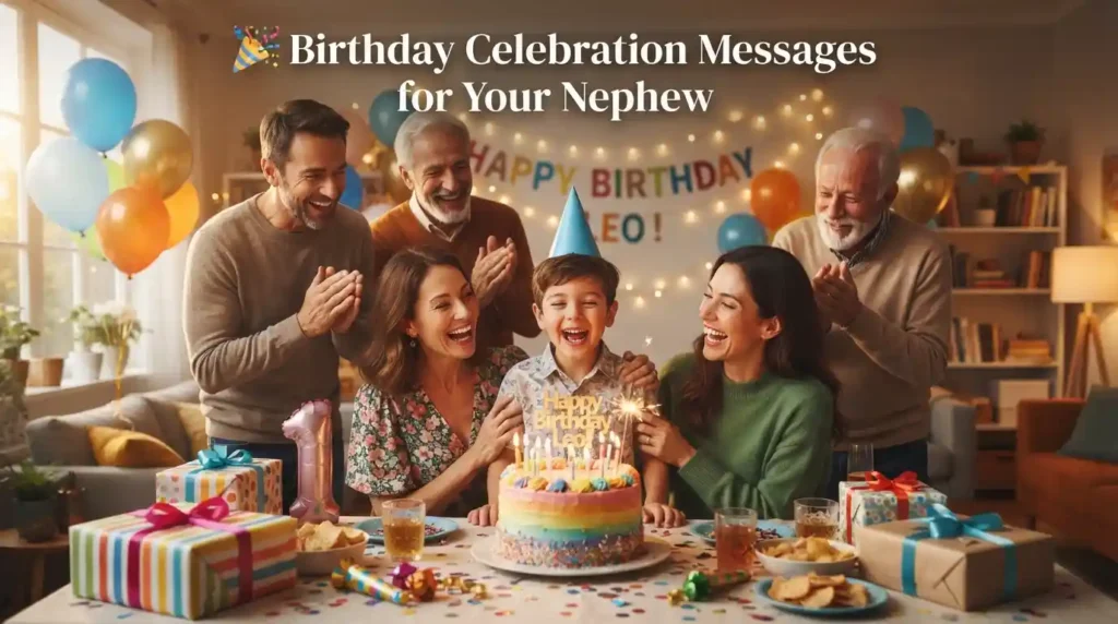 Birthday Celebration Messages for Your Nephew