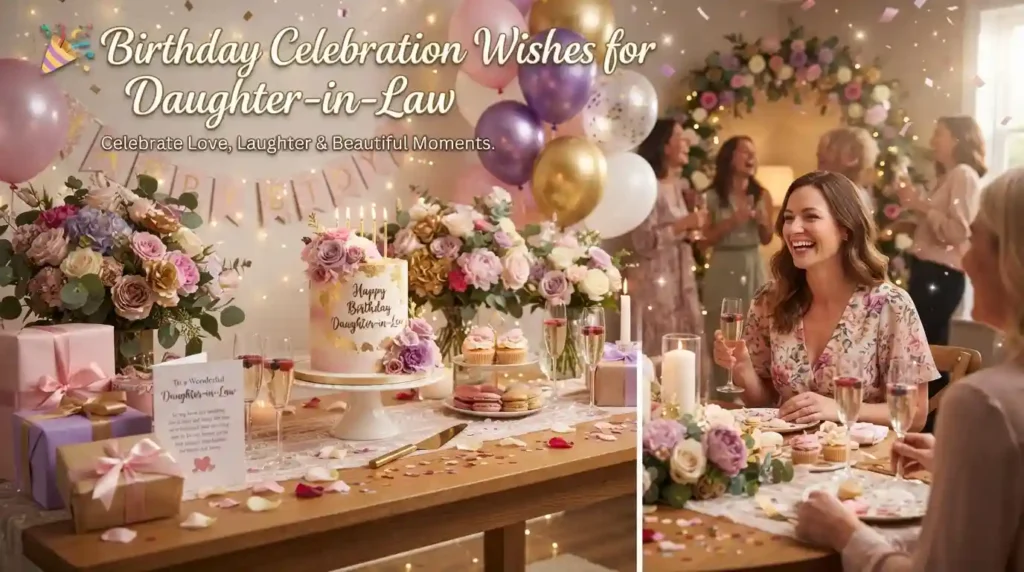 Birthday Celebration Wishes for Daughter-in-Law