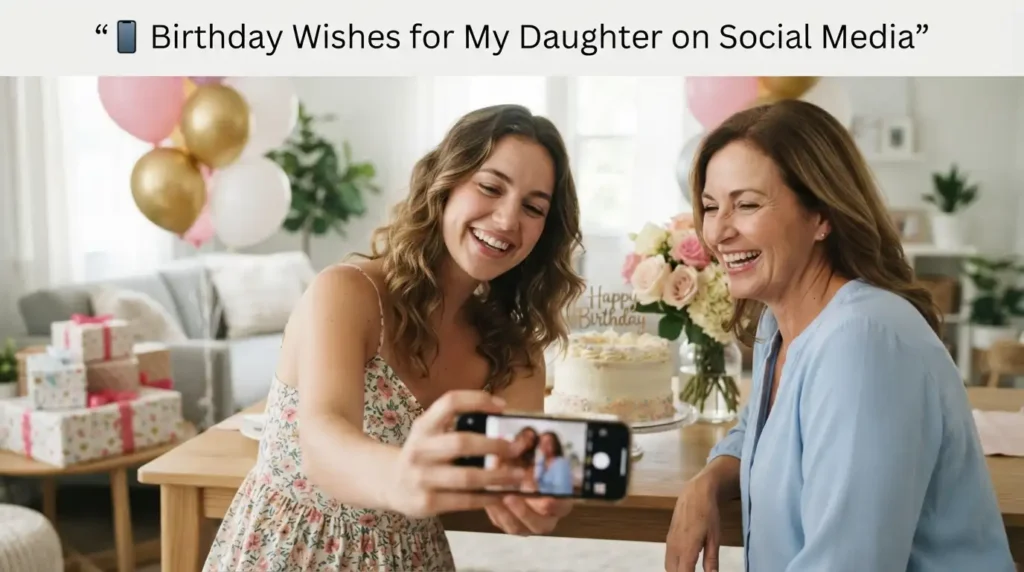 Birthday Wishes for My Daughter on Social Media