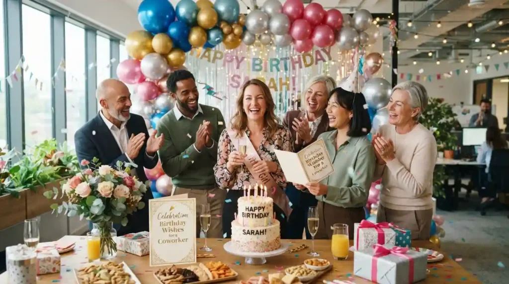 Celebration Birthday Wishes for a Coworker