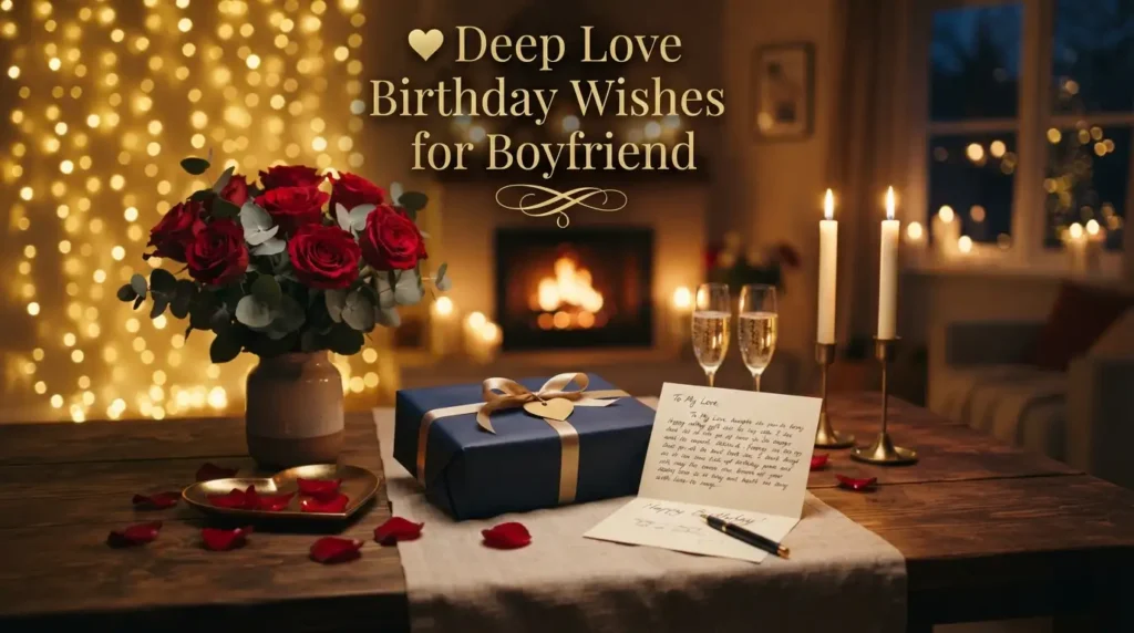 Deep Love Birthday Wishes for Boyfriend