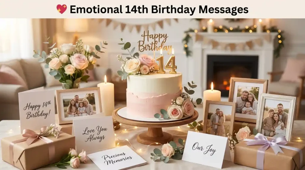 Emotional 14th Birthday Messages