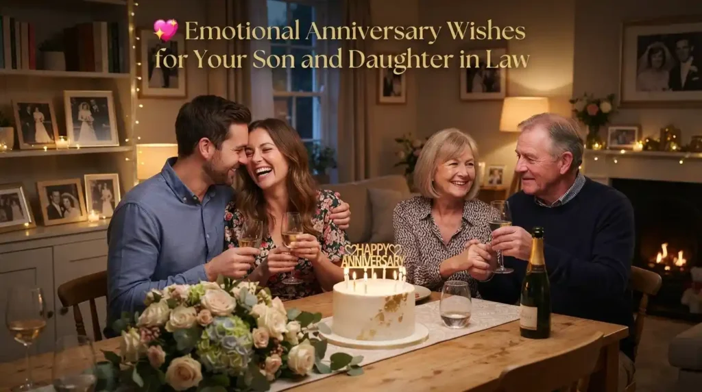 Emotional Anniversary Wishes for Your Son and Daughter in Law