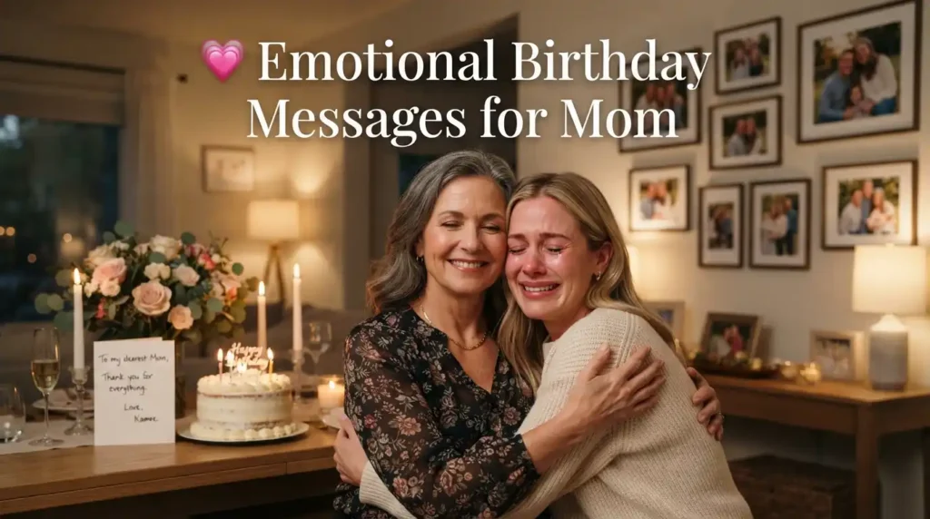 Emotional Birthday Messages for Mom