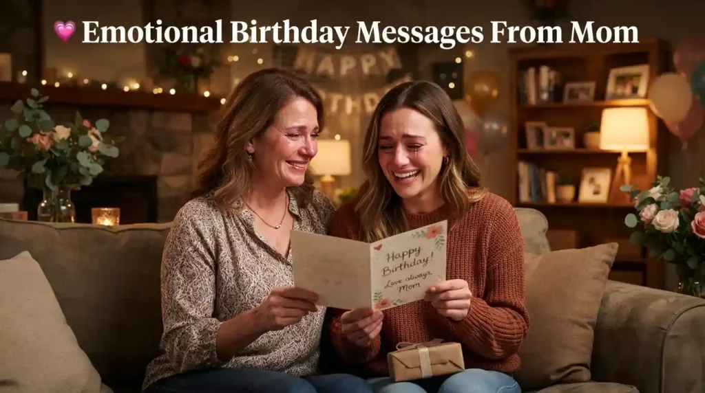 Emotional Birthday Messages From Mom