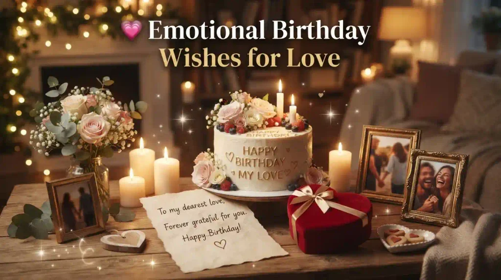Emotional Birthday Wishes for Love