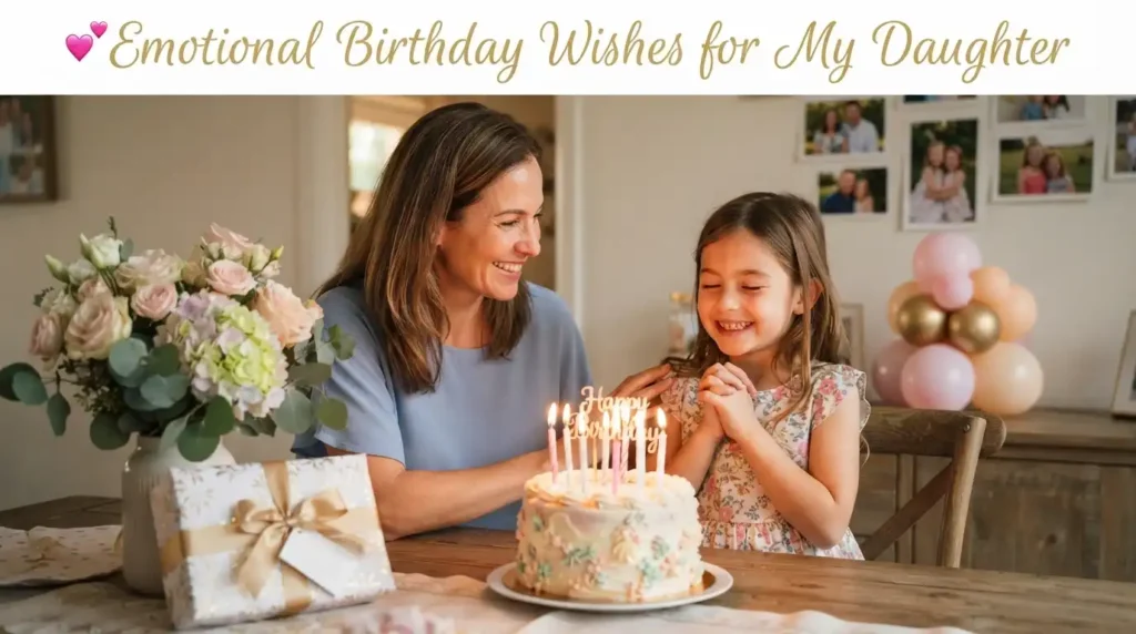 Emotional Birthday Wishes for My Daughter