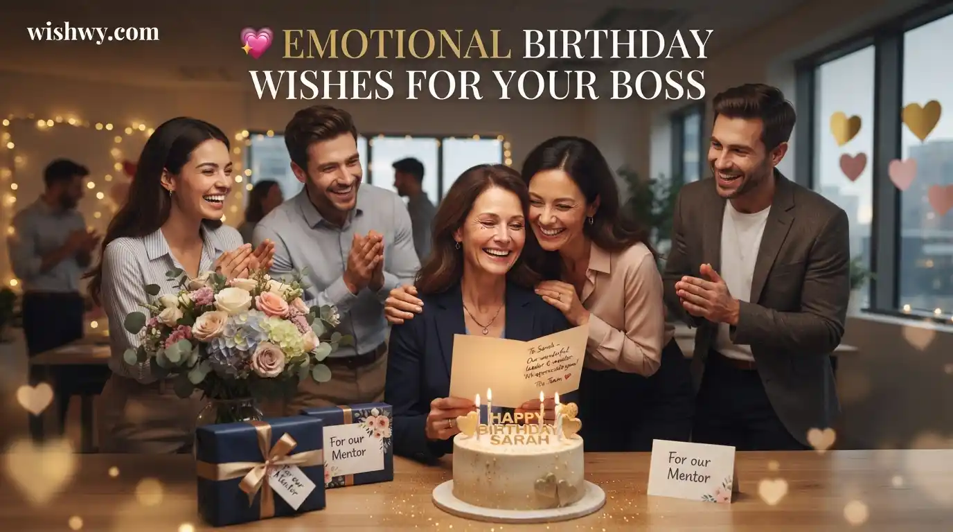 Emotional Birthday Wishes for Your Boss