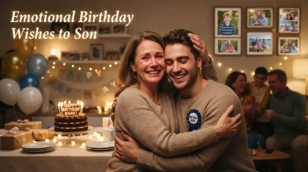 Emotional Birthday Wishes to Son