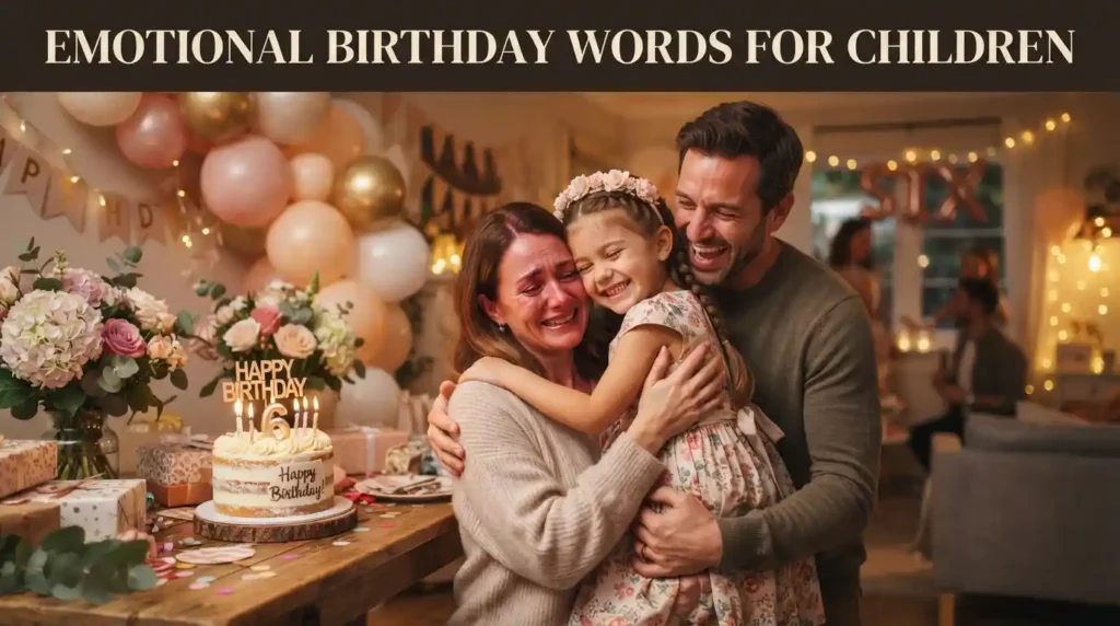 Emotional Birthday Words for Children