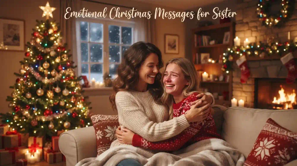 Emotional Christmas Messages for Sister