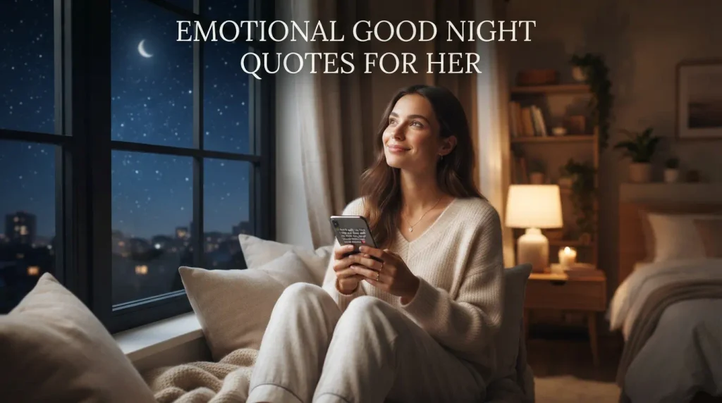 Emotional Good Night Quotes for Her