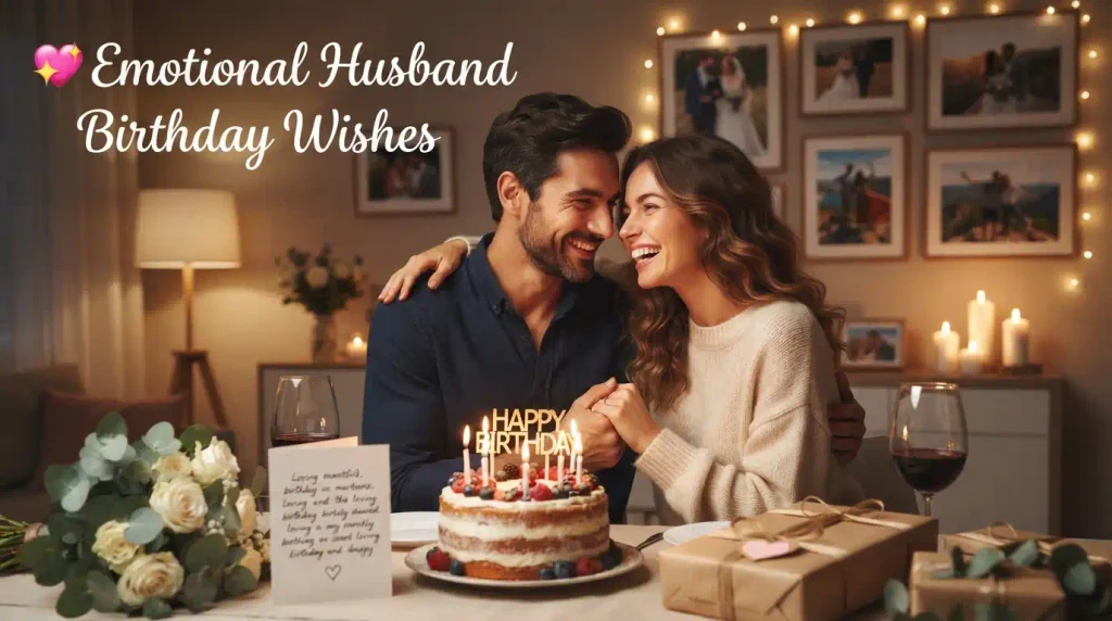 Emotional Husband Birthday Wishes
