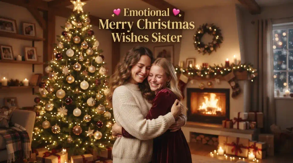 Emotional Merry Christmas Wishes Sister