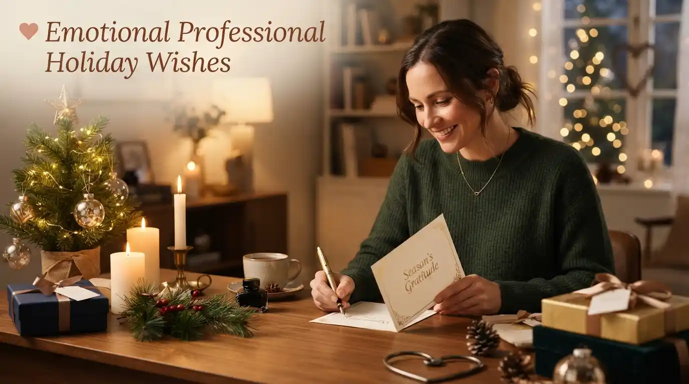 Emotional Professional Holiday Wishes