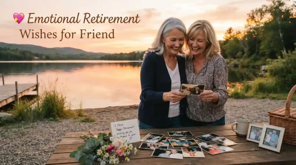 Emotional Retirement Wishes for Friend