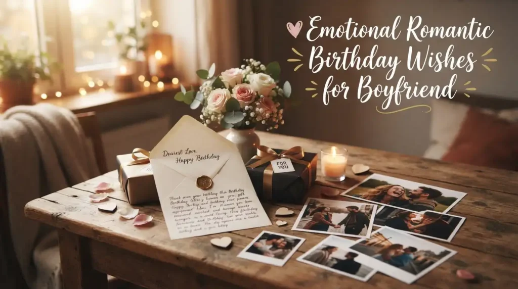 Emotional Romantic Birthday Wishes for Boyfriend
