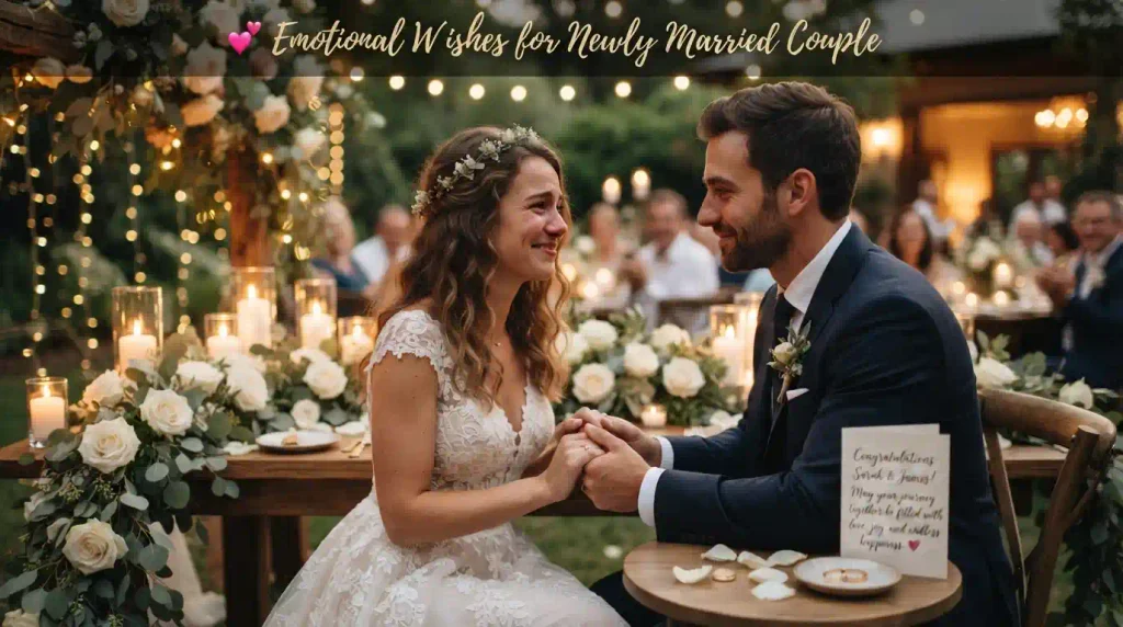 Emotional Wishes for Newly Married Couple