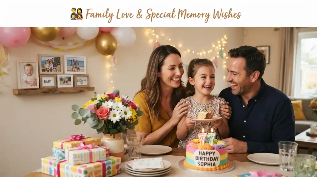 Family Love & Special Memory Wishes