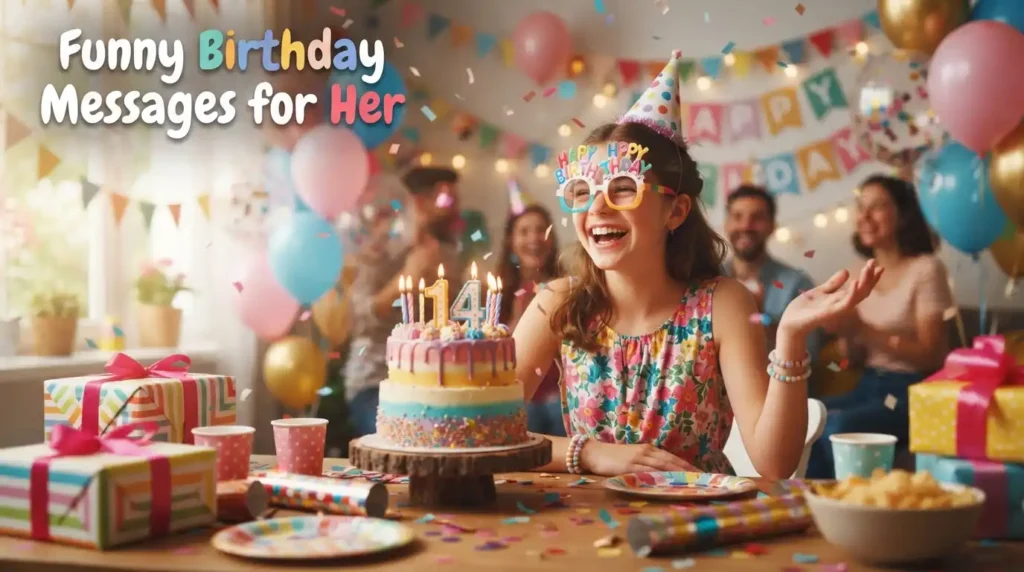 Funny Birthday Messages for Her