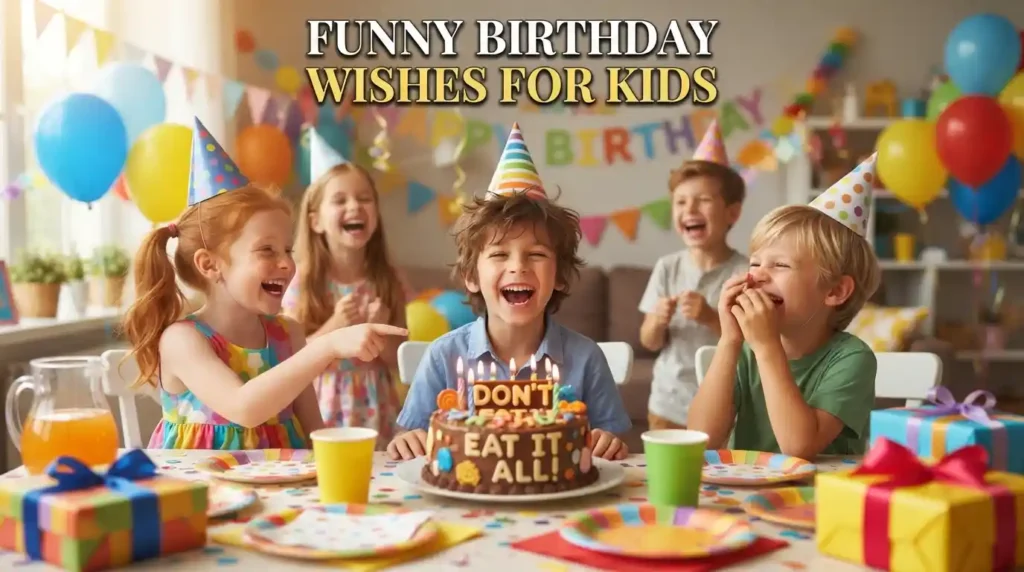 Funny Birthday Wishes for Kids
