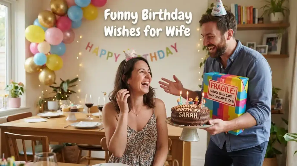 Funny Birthday Wishes for Wife