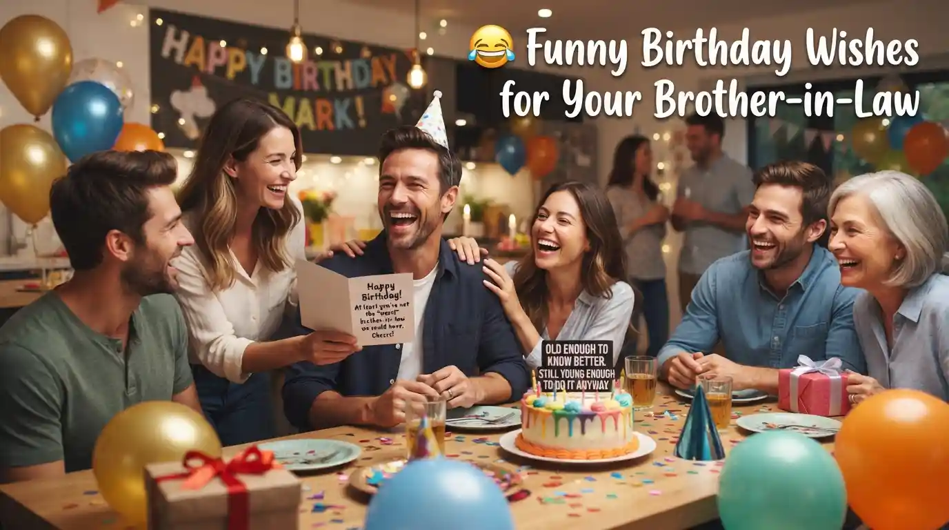 Funny Birthday Wishes for Your Brother-in-Law