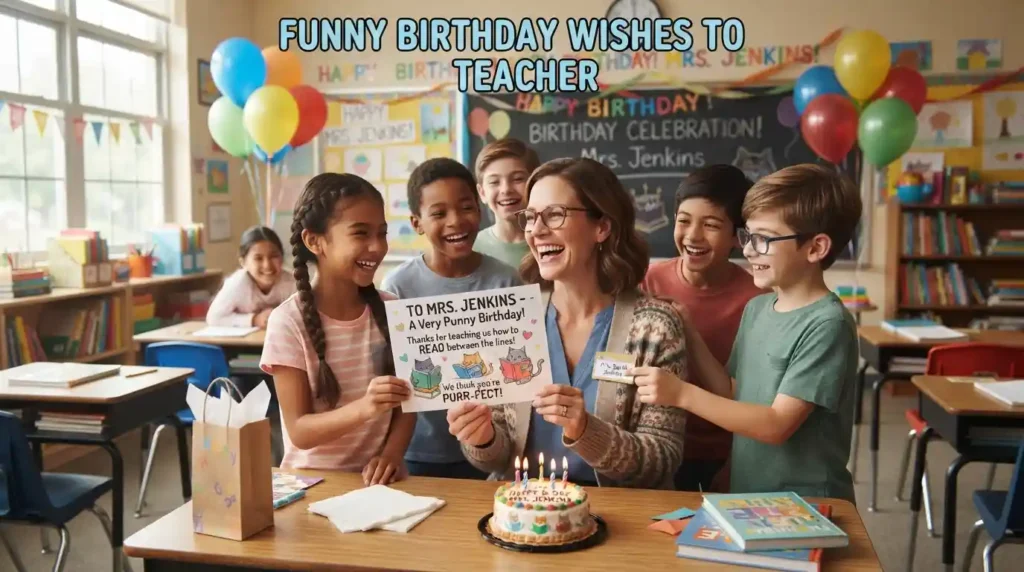 Funny Birthday Wishes to Teacher