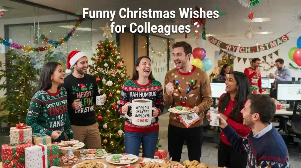 Funny Christmas Wishes for Colleagues