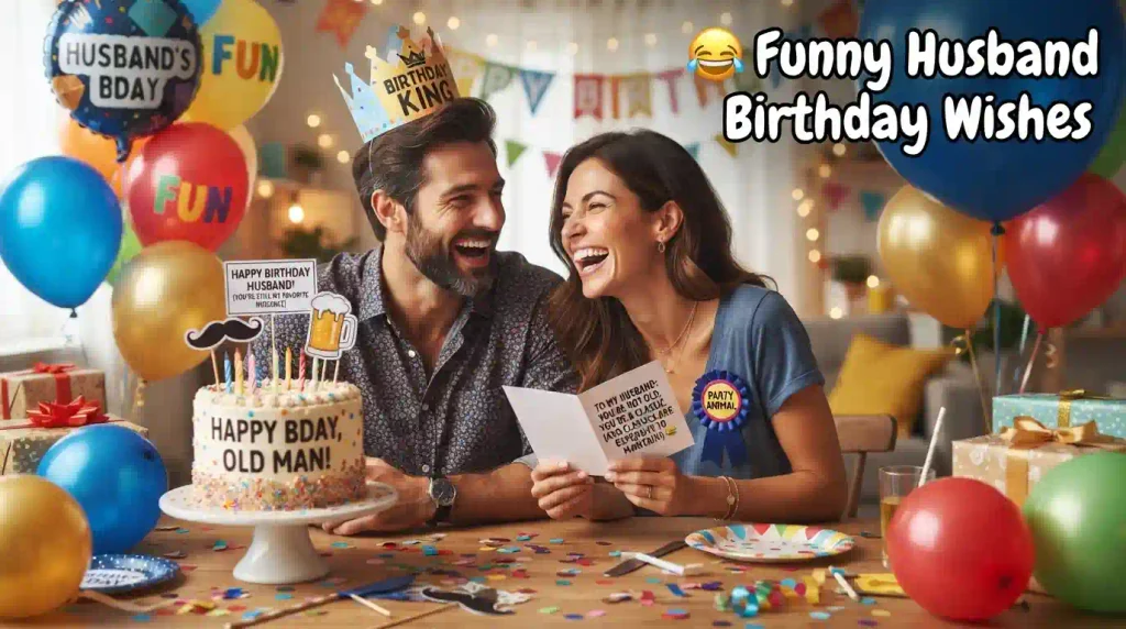 Funny Husband Birthday Wishes