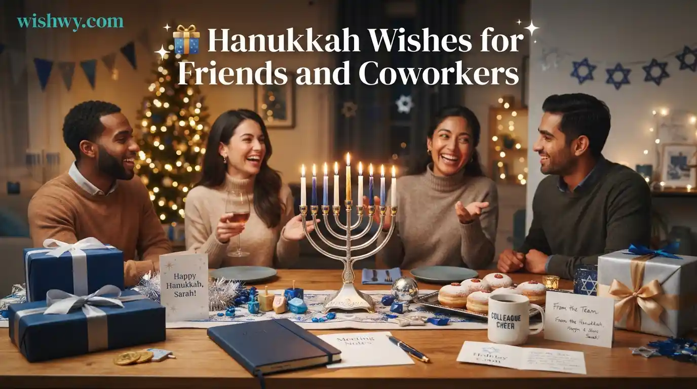 Hanukkah Wishes for Friends and Coworkers