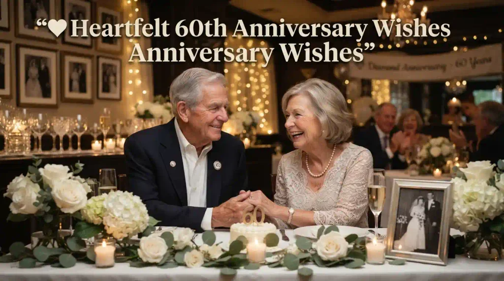 Heartfelt 60th Anniversary Wishes