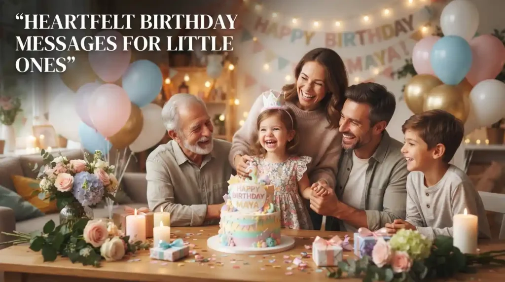 Heartfelt Birthday Messages for Little Ones